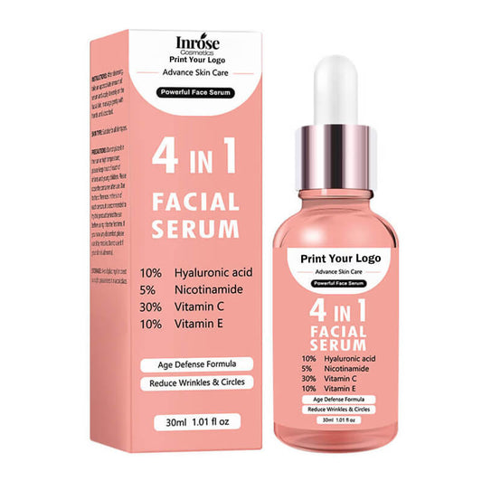 Face serum anti aging vitamin C essence hyaluronic acid nourishing 30ml