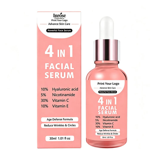 Face Serum Anti Aging Vitamin C Essence Hyaluronic Acid Nourishing 30ml