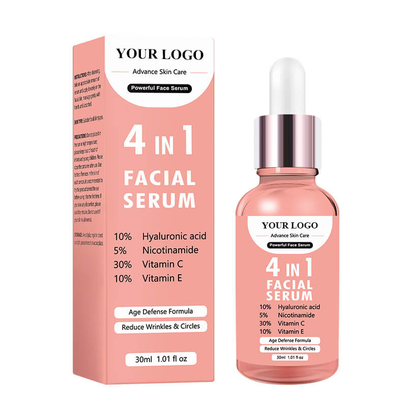 Face serum anti aging vitamin C essence hyaluronic acid nourishing 30ml