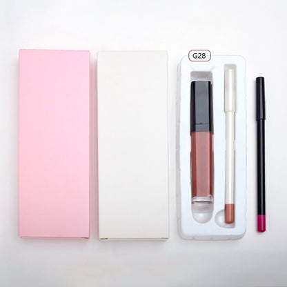 65 color lip gloss and lip liner set 2 in 1 lip kit moisturizing high pigmented