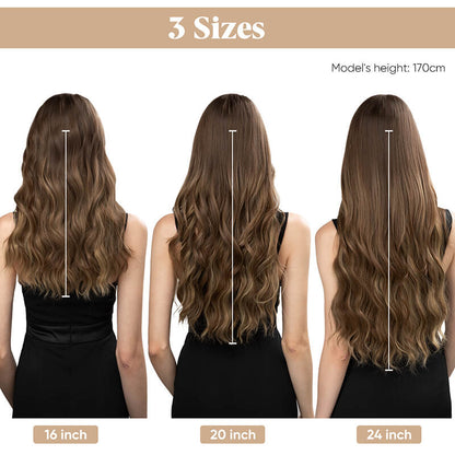 Hair extensions halo hair wig women wigs long curly hair chemical fiber