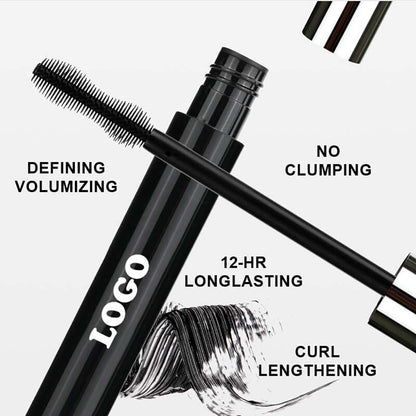 Black Mascara Full Volume Curling Waterproof Long Lasting Thickening Vegan
