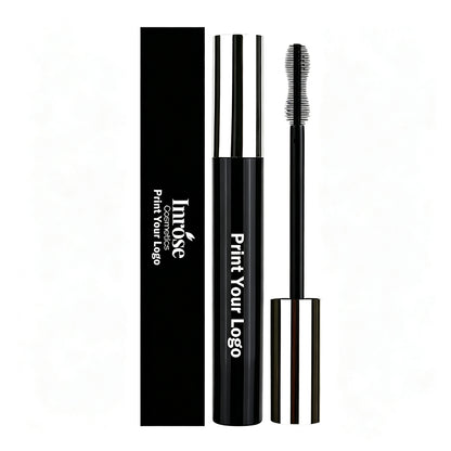 Black Mascara Waterproof Long Lasting Thick Curling Full Volume No Logo