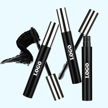 Black Mascara Waterproof Long Lasting Thick Curling Full Volume No Logo