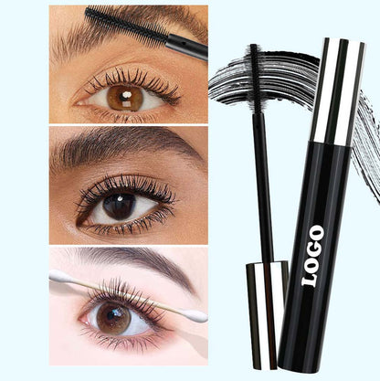 Black Mascara Waterproof Long Lasting Thick Curling Full Volume No Logo