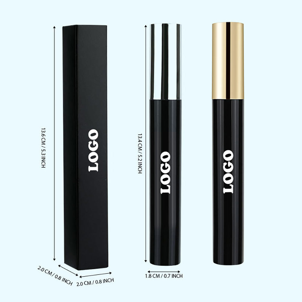 Black Mascara Waterproof Long Lasting Thick Curling Full Volume No Logo