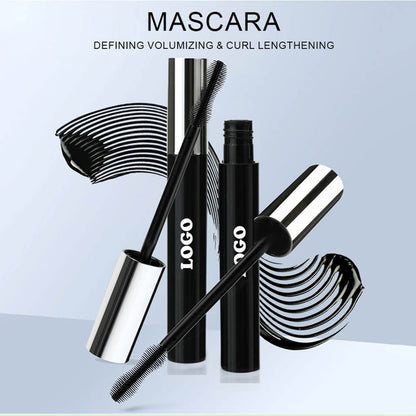 Black Mascara Waterproof Long Lasting Thick Curling Full Volume No Logo