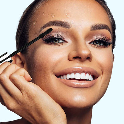Black Mascara Waterproof Long Lasting Thick Curling Full Volume No Logo