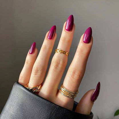 Wearable press on nails solid color nail pieces nail art nail patches