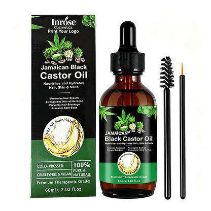 Jamaican Black Castor Oil Hair Growth Hair Serum Nourishing Moisturizing 60Ml