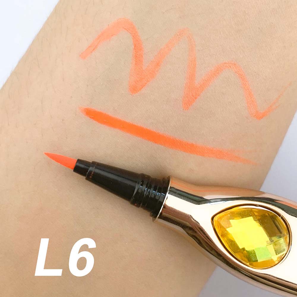 7 Color Liquid Eyeliner Waterproof Dry-Quick Diamond Eye Line Private Label