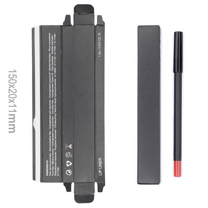 13 color lip liner high pigmented with knife sharpening waterproof