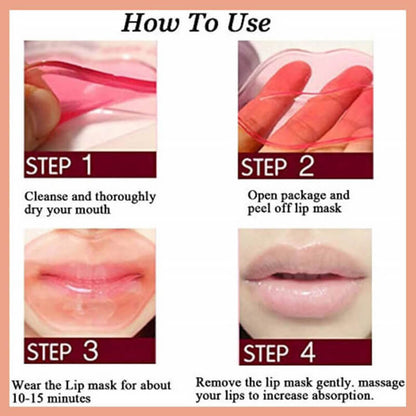6 color lip mask natural moisturizing nourishing anti-ageing