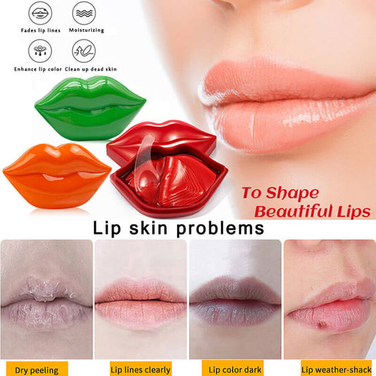 6 color lip mask natural moisturizing nourishing anti-ageing