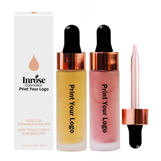 8 color liquid highlighter brighten shimmer high pigmented private label