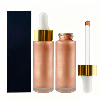 7 Color Liquid Highlighter Brighten High Pigmented Shimmer Waterproof