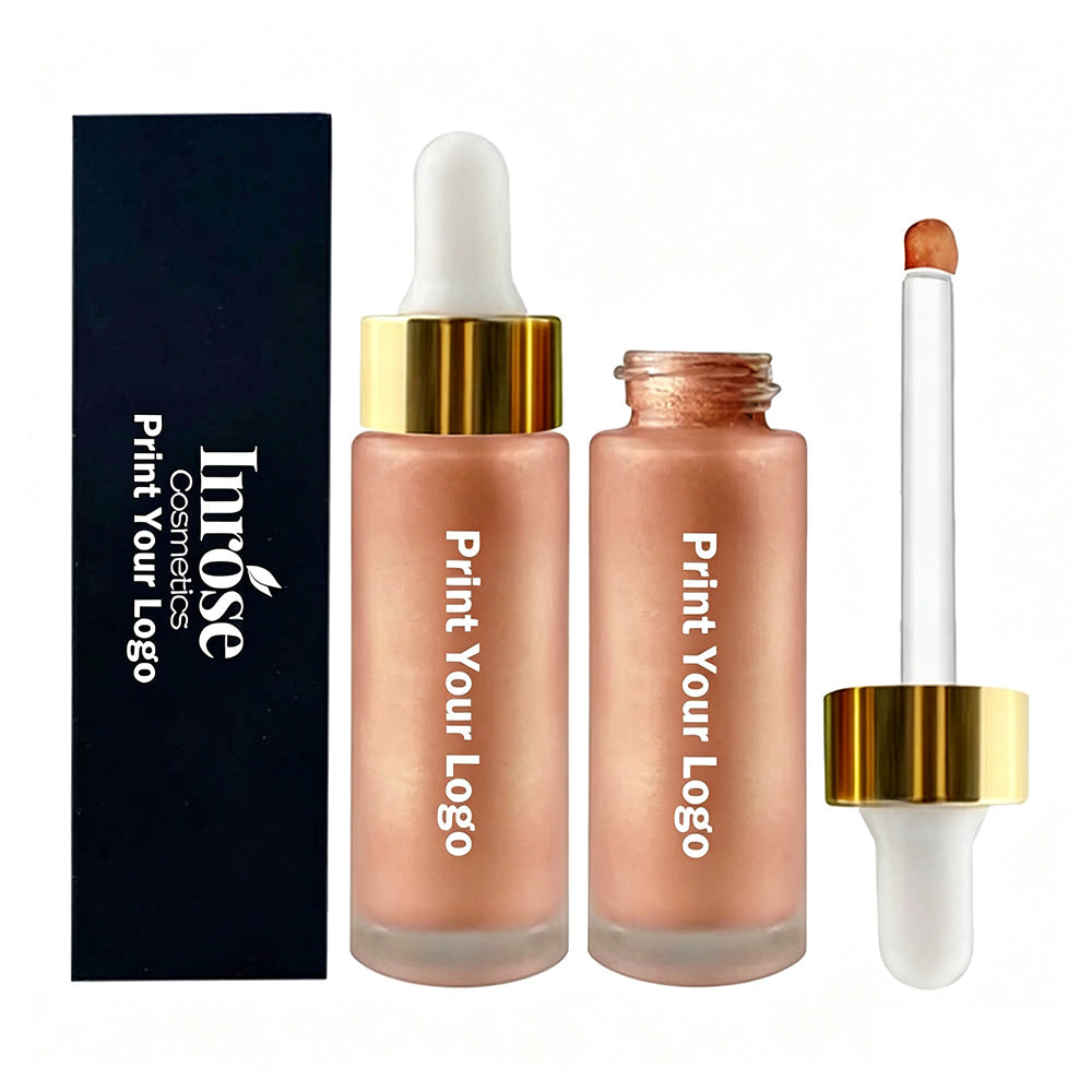 7 Color Liquid Highlighter Brighten High Pigmented Shimmer Waterproof