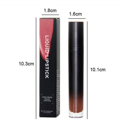 12 color liquid lipstick matte non-stick long lasting