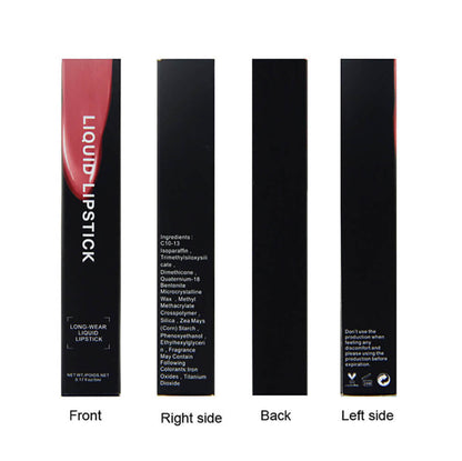 12 color liquid lipstick matte non-stick long lasting