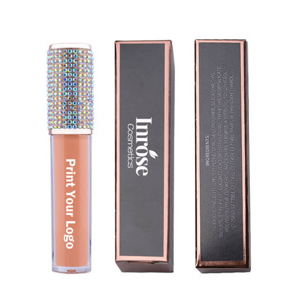 24 color liquid lipstick non-stick matte diamond tube