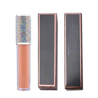 24 color liquid lipstick non-stick matte diamond tube