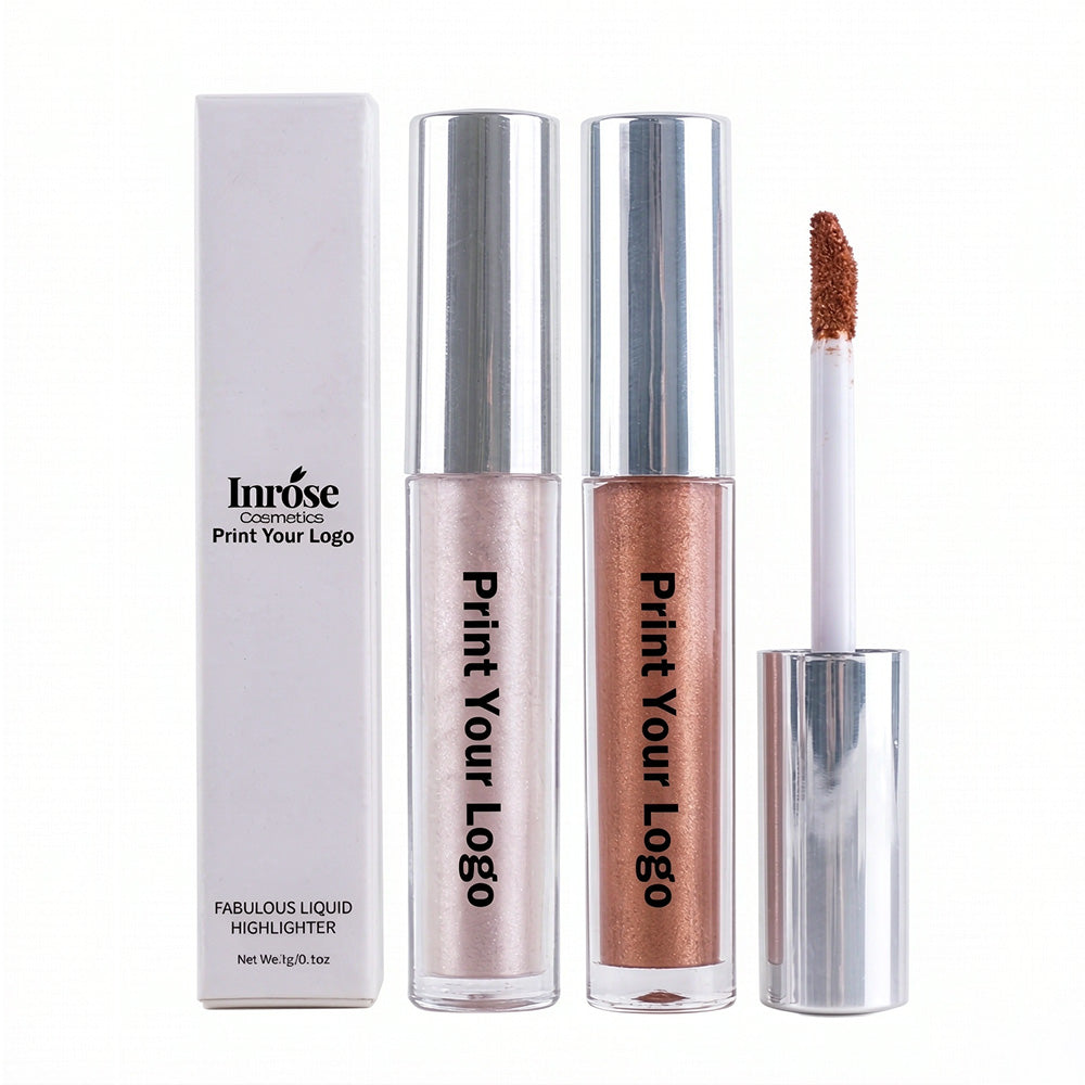 6 Color Liquid Eyeshadow Face Highlighter Shiny Shimmer Brightening Vegan