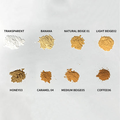 8 Color Air Loose Setting Powder Matte Finish Flawless Skin Friendly