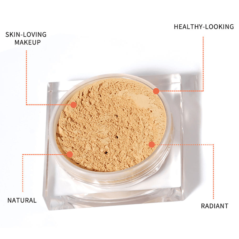 8 Color Air Loose Setting Powder Matte Finish Flawless Skin Friendly