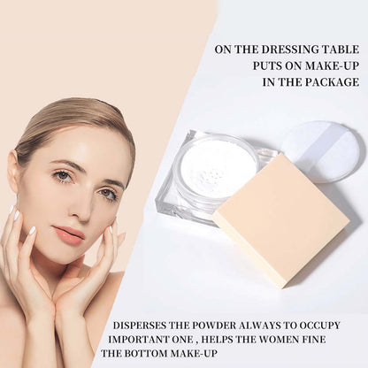 8 Color Air Loose Setting Powder Matte Finish Flawless Skin Friendly