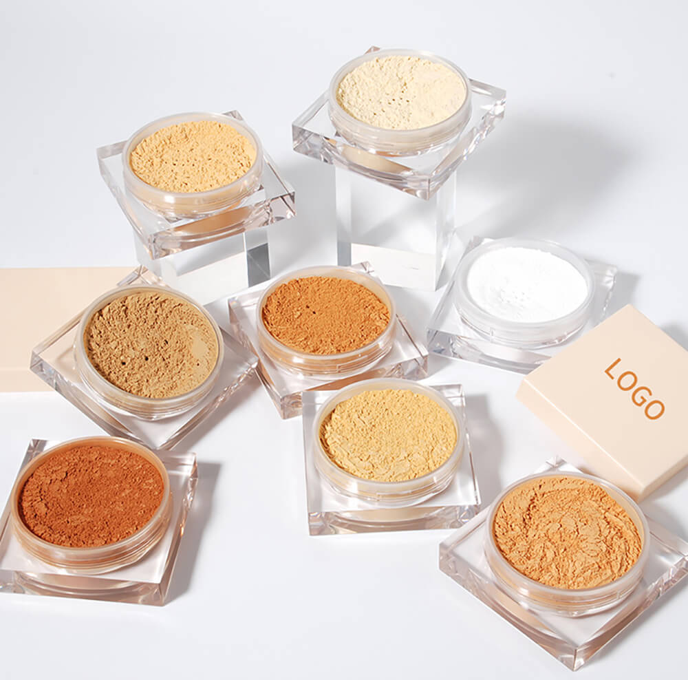 8 Color Air Loose Setting Powder Matte Finish Flawless Skin Friendly