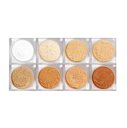 8 Color Air Loose Setting Powder Matte Finish Flawless Skin Friendly