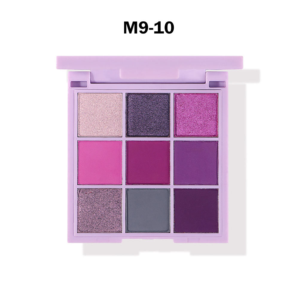 9 Color Dopamine Diy Eyeshadow Palette High Pigmented Long Lasting Waterproof