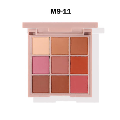 9 Color Dopamine Diy Eyeshadow Palette High Pigmented Long Lasting Waterproof
