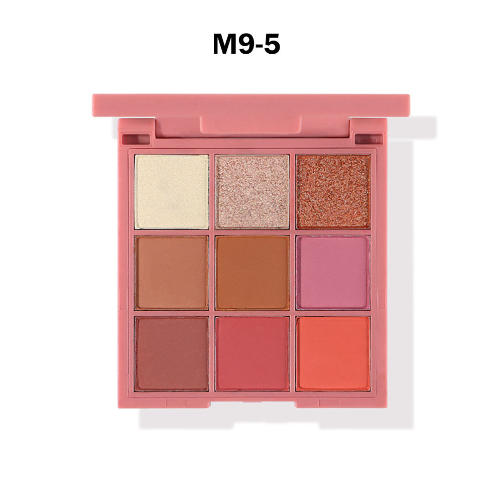 9 Color Dopamine Diy Eyeshadow Palette High Pigmented Long Lasting Waterproof