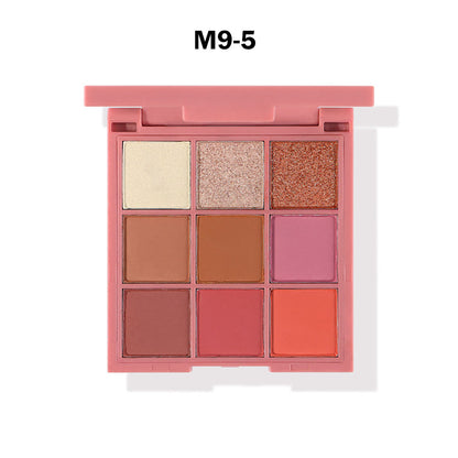 9 Color Dopamine Diy Eyeshadow Palette High Pigmented Long Lasting Waterproof