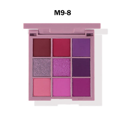 9 Color Dopamine Diy Eyeshadow Palette High Pigmented Long Lasting Waterproof