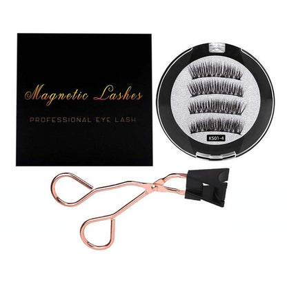 Faux cils magnétiques avec recourbe-cils Quantum Thick 3D sans colle