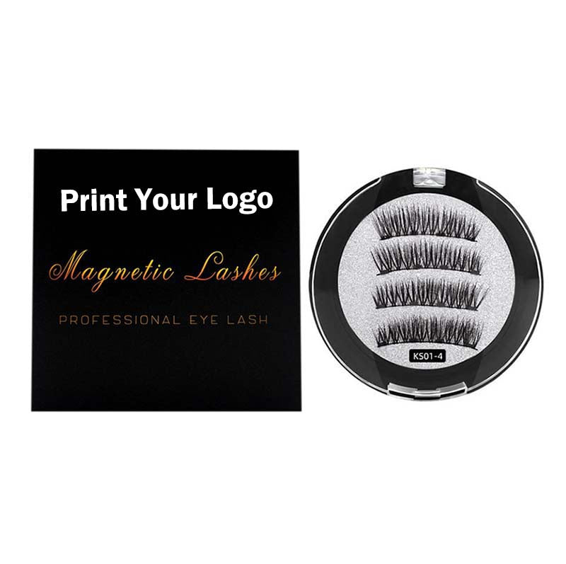 Magnetic false eyelash quantum magnet 3d dense glue-free lash