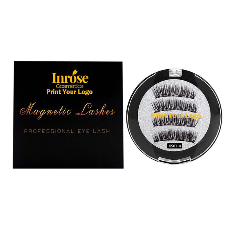 Magnetic false eyelash quantum magnet 3d dense glue-free lash