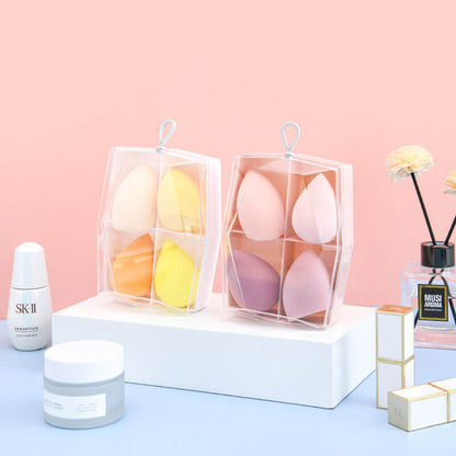 4 in 1 makeup sponge soft beauty blender powder puff various colors