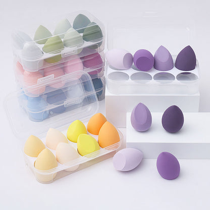 8 in 1 makeup sponge soft beauty blender bouncy puff various colors