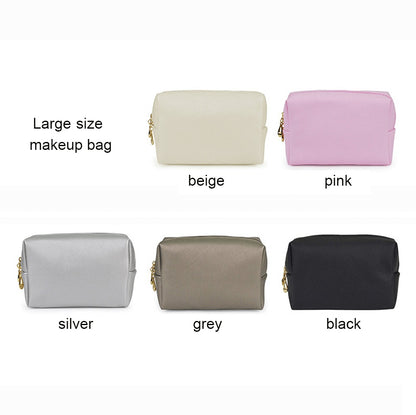 5 color big makeup bag handbag storage bag waterproof leather