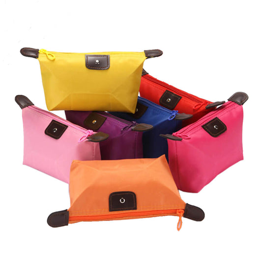10 color makeup bag travel zipper storage bags waterproof nylon