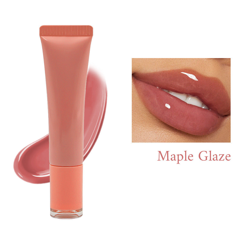 8 Color Lip Plumping Lip Gloss Moisturizing Natural Lip Balm Vegan Cruelty Free