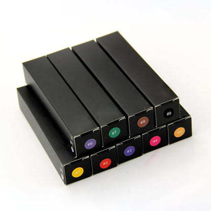 10-Color Colored Mascara 3D Full Volume Waterproof Thick Curling Long Lasting Vegan