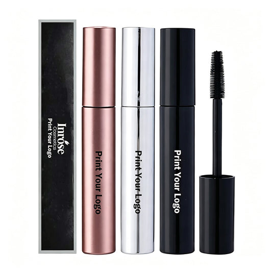 3 Color Black Mascara Fiber Lengthen Thick Curly Long Lasting Waterproof Vegan