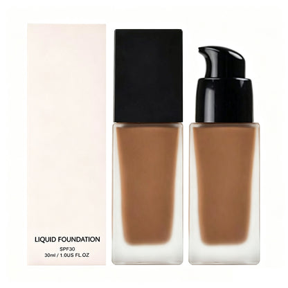 16 Color Matte Foundation SPF 30 Full Coverage Long Lasting Liquid Concealer