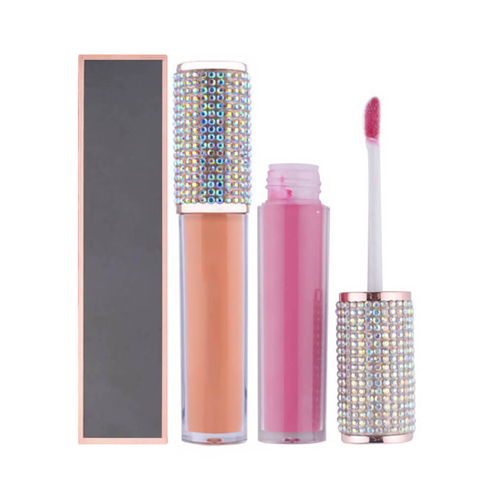 24 color matte liquid lipstick non-stick long lasting diamond tube