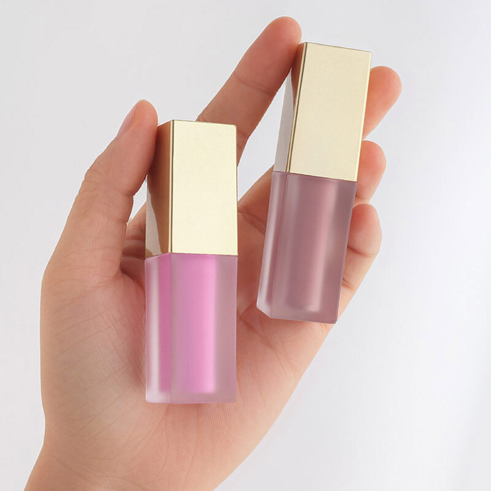 55 Color Matte Liquid Lipstick Waterproof Long Lasting Non-Stick Gold Tube