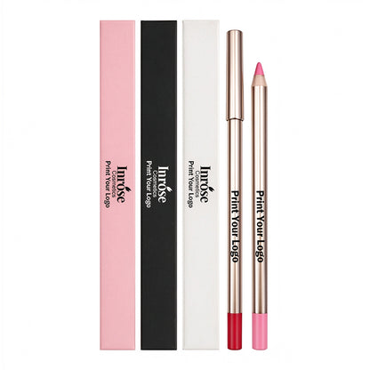 15 Color Matte Lip Liner Gold Lip Pencil Waterproof High Pigmented Vegan